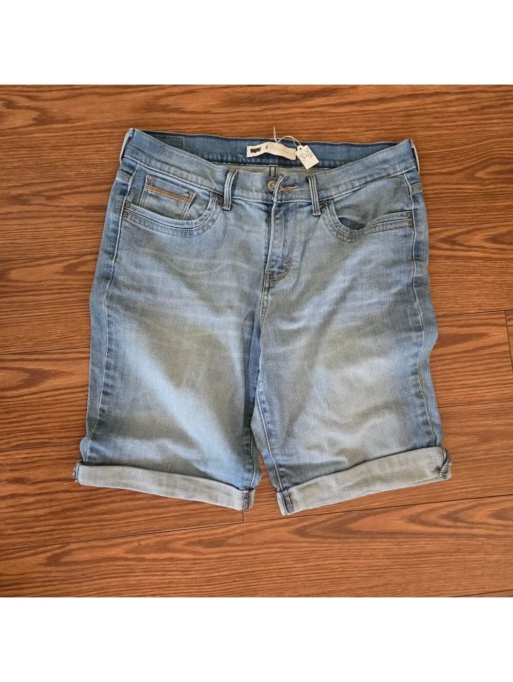 Casual Blue Denim Jean Shorts for Women